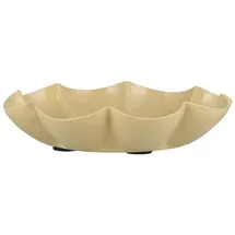 ib laursen Kerzenhalter für Stumpenkerze Blume, Höhe 2.7, Ø 13.5 cm, Wheat Straw,