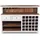 DESIGN DELIGHTS Barschrank 150 x 110 x 55 cm Weiß