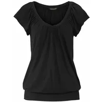 LASCANA V-Shirt Damen schwarz Gr.32/34