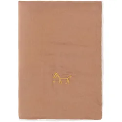 Nobodinoz - L1N0 Baby Winterdecke, 70 x 100 cm, noisette