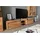 Massivmoebel24 New Amsterdam TV-Lowboard 260 cm Beige Massivholz