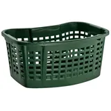 Buri Drehstapelkorb 60x40cm Wäschekorb Aufbewahrungskorb Spielzeugkiste Kunststoff Grün