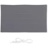 Relaxdays Sonnensegel rechteckig wasserabweisend, Uv-beständig, mit Spannseilen, Terrasse, Balkon, B x 400 cm