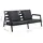 vidaXL Garten-Lounge-Set 5-tlg. grau/dunkelgrau 47819
