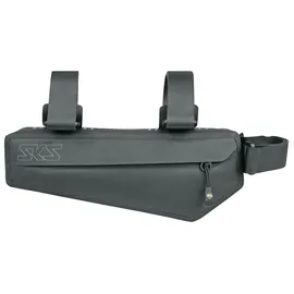 SKS Race Frame Bag Rahmentasche für Fahrräder (Fahrradtasche, Windschnittig & Federleicht, Wasserdicht, Reflektierende Elemente, Sicherer Halt, Rahmen- oder Sattelstützentasche), Schwarz