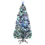 vidaXL Vorbeleuchteter Weihnachtsbaum Grün 180 cm