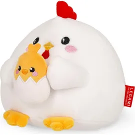 Legami Plüschtier Huhn 15 cm Rosa