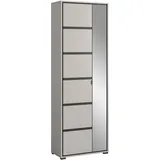 VCM Garderobenschrank Jaru grau