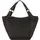 GREENLAND Nature Femi & Nine Schultertasche Leder 38 cm schwarz
