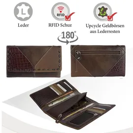 Sunsa Geldbörse Unisex Portemonnaie bro brown