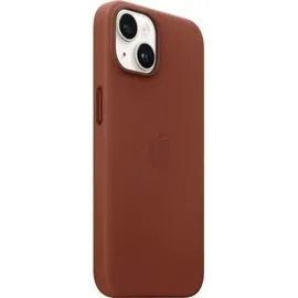 Apple iPhone 14 Leder Case mit MagSafe braun
