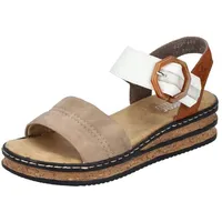 Rieker Sandale, mit Laufsohle in Kork-Optik