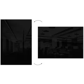 ALLboards Glasboard 100 x 70 cm Schwarz