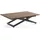 WFL GROUP Axen Braun Walnuss 120-160 x 80 x 38-75 cm