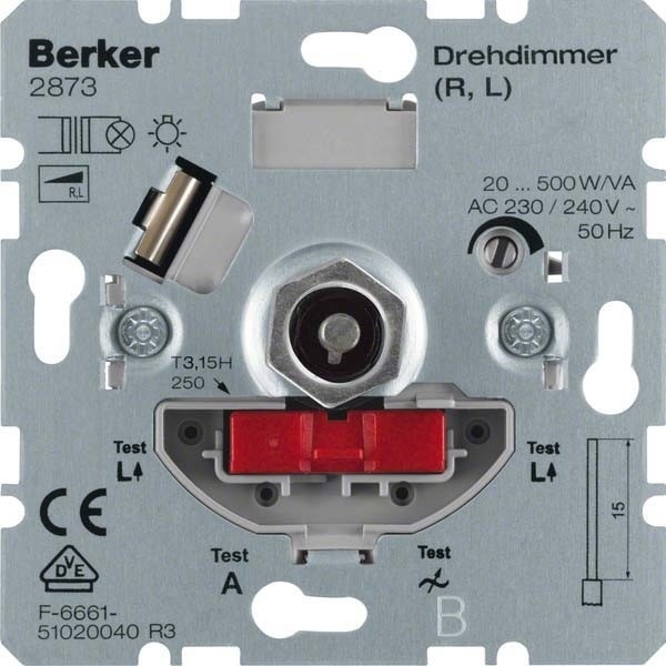 Preisvergleich Produktbild Berker Drehdimmer 20-500W/VA 2873