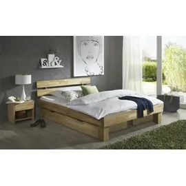 Sconto Bettkasten, 2er-Set ¦ holzfarben ¦ Maße (cm): B: 88 H: 21 T: 65