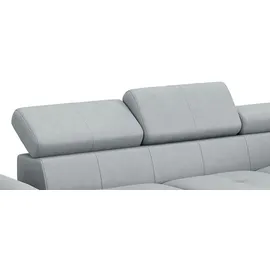 Cotta Ecksofa Kunstleder L-Form 3-Sitzer Grau