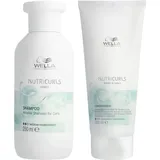 Wella Professionals Nutricurls Set - Shampoo 250 ml + Conditioner 200 ml - NEU