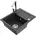Enzo 1 Becken 650 x 500 x 200 mm Schwarz gesprenkelt
