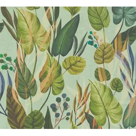 Living Walls Botanik-Tapete 53 cm x 10 m 1 St blau 782191