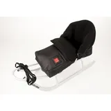 Kaiser Thermo-Fußsack Schlitti - Schwarz