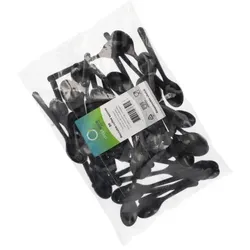 Papstar 50 Circulware by Haval Kaffeelöffel PP-MF 13 cm schwarz extra stabil