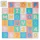 Relaxdays Bunte Puzzlematte ABC und Zahlen Blau,Grün,Rot