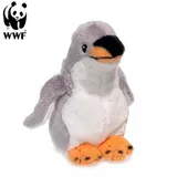 WWF Plüschtier Pinguin (15cm) lebensecht Kuscheltier Stofftier NEU - Grau