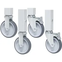 Rau Rollensatz 2 Bock- und 4 Lenkrollen