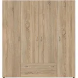Pol-Power Kleiderschrank Base 4-türig sonoma