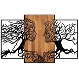 Wallity Wanddekoobjekt SKL2299 50% WOODEN (Thickness: 3 cm) / 50% METAL (Thickness: 1