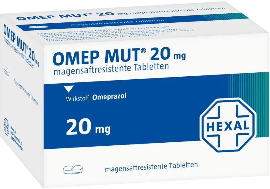 OMEP MUT 20 mg magensaftresistente Tabletten 49 St