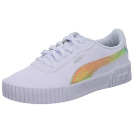 Puma Carina 2.0 Holo JR Sneaker, in Weiß, Größe 6