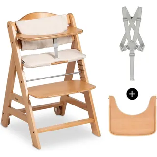 hauck Beta+ Natur mit Sitzauflage Uni Beige, Beige
