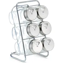 Zeller Gewürzregal transparent 7-tlg. 0 x 0 x 0 cm Silber