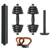 Fed Hantelset V2+stange+kettlebell 30kg - Black / Orange - 30 kg