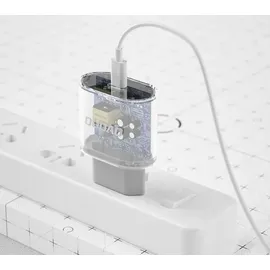 DUDAO A14EUC PD 20W USB-C Wandladegerät Kabel - Weiß