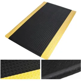 etm Anti-Ermüdungsmatte HeavyDuty TireTuff Schwarz-gelb