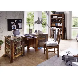 MASSIVMOEBEL24.DE Schreibtisch NATURE OF SPIRIT mehrfarbig