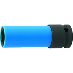 Kraft-Steckschlüsseleinsatz mit Hülse 1/2" 17x85mm