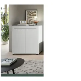 xonox Highboard 80 x 88 x 35 cm Weiß