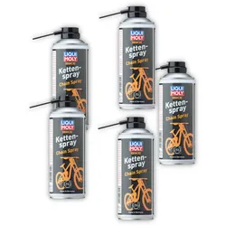 5x 400ml LIQUI MOLY 6055 Kettenspray Schmiermittel Bike Fahrrad Kette Fett
