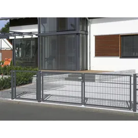 GAH Alberts Alberts Stabgitter Doppeltor Flexo 200 x 100 cm 6/5/6 anthrazit zE