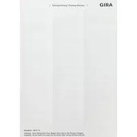 Gira 2874112 Beschriftungsbögen 15,8 x 67 mm Zubehör, reinweiß