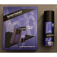 Bruno Banani "Magic Man" Geschenkset 30ml EdT + 50ml Duschgel + 150ml Deo-Spray