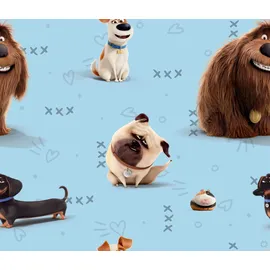 Wirth Kissenbezug Pets 40 x 40 cm Blau