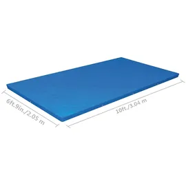 BESTWAY Flowclear Abdeckplane für Frame Pool 300 x 201 cm 58106