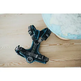 Hunter Maldon Hundegeschirr petrol/grau XS
