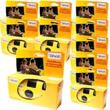 10 x Photo PORST Edition 1A Einwegkamera Hochzeit Party Kamera 27 Fotos mit Blitz und Batterien