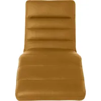 W.Schillig Relaxliege daily dreams Leder/Polyester 75 x 91 x 170 cm Gelb mit Kissen